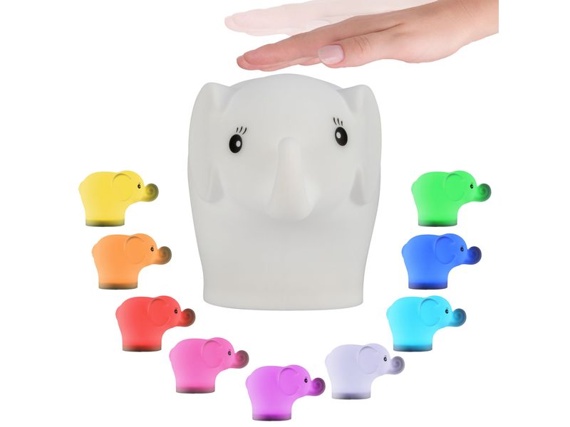 Pauleen Nachtlicht Night Elephant, LED, USB, Weiss Kinder-LED-Nachtlicht
