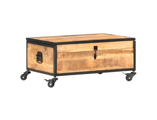 VIDAXL - Table basse 70x50x33 cm bois de manguier massif