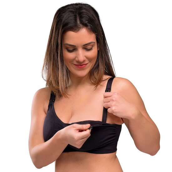 Soutien-gorge grossesse et allaitement rembourré   Noir        L   de               Carriwell
