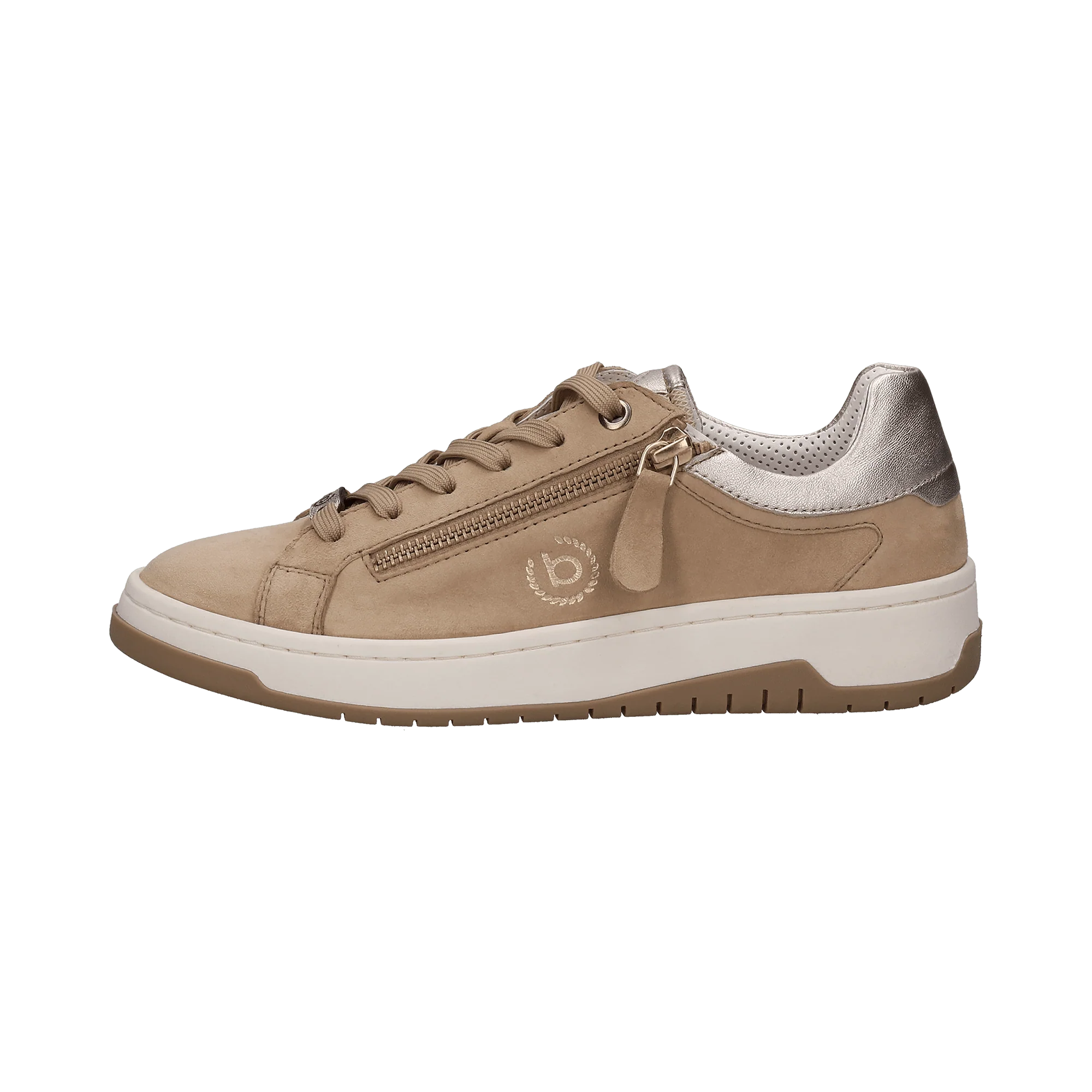 Leder Sneaker beige