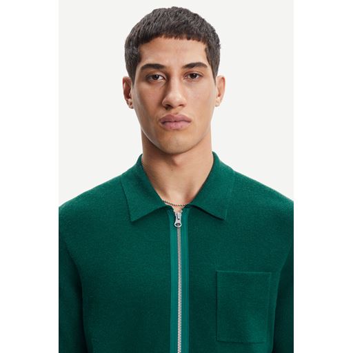 Samsøe Samsøe Guna X zip Sweatshirt, Rain Forest, M