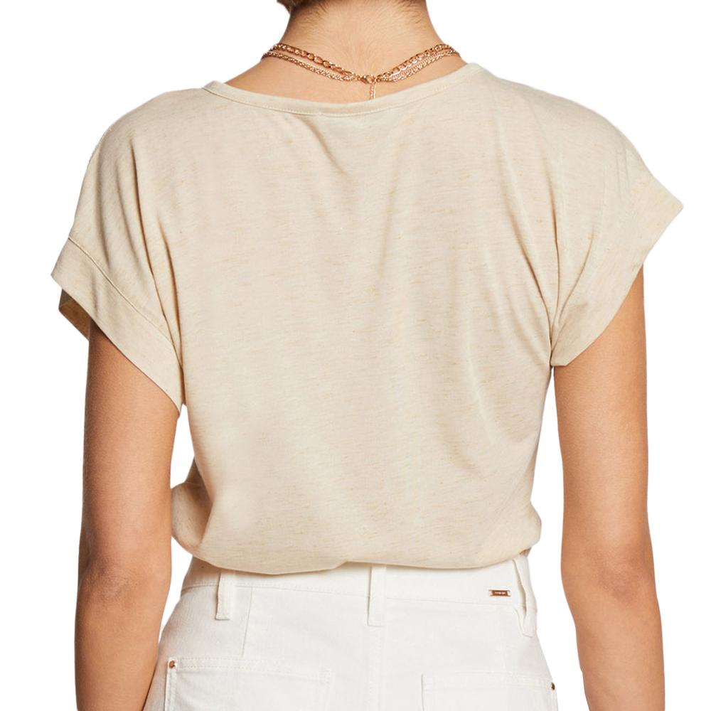 Morgan T-shirt Beige Femme Morgan DINAMI