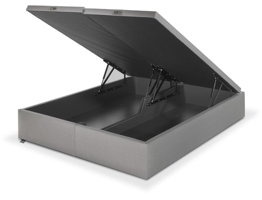 TEMPUR - Sommier 160 x 200 Premium 160x200cm tissé gris D51