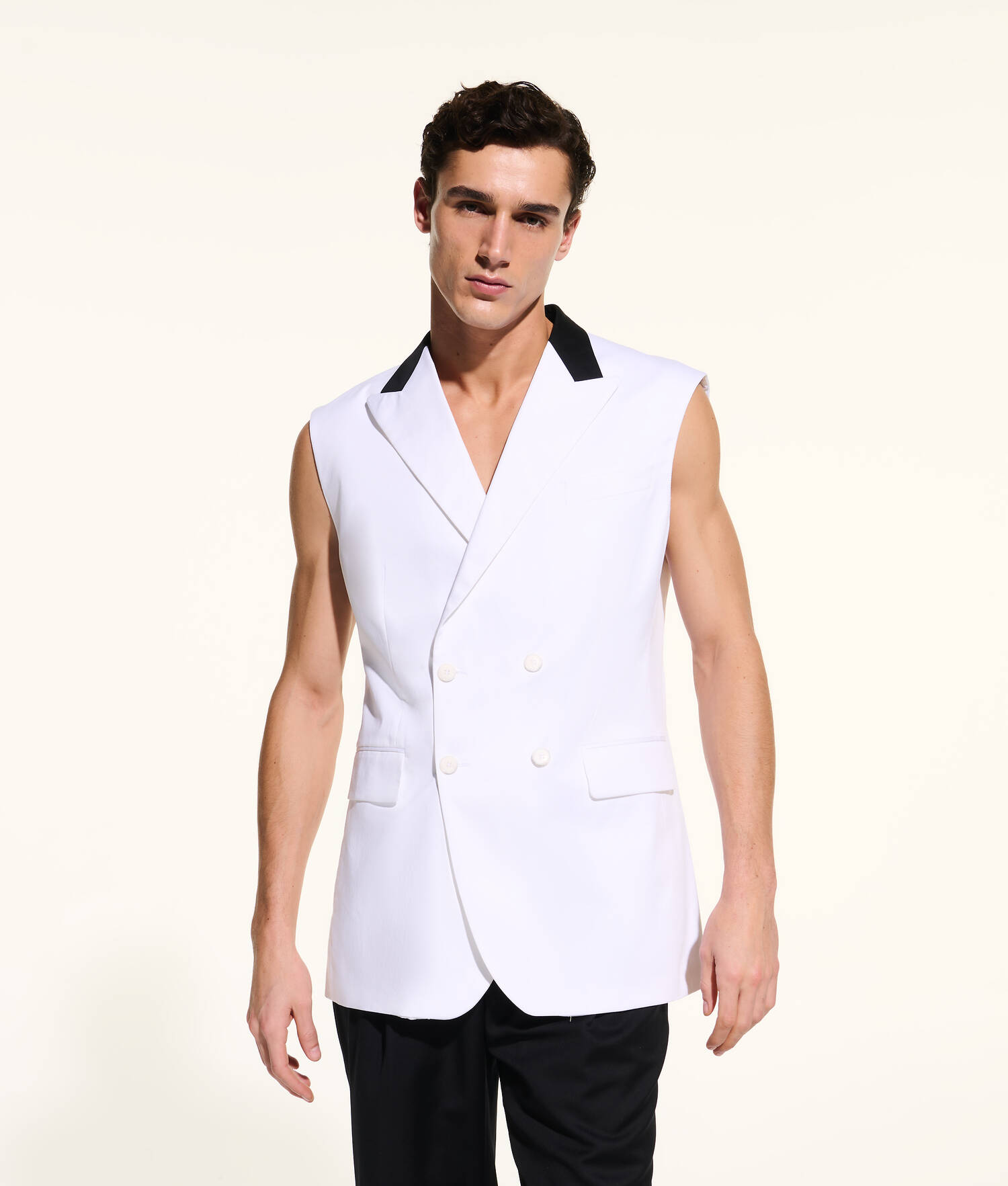GILET KL STUDIO - Blanc