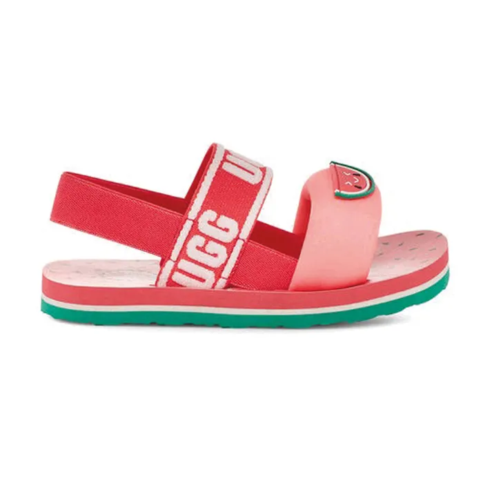 UGG Zuma Sling Slide Watermelon Stuffie Sandalen Junior