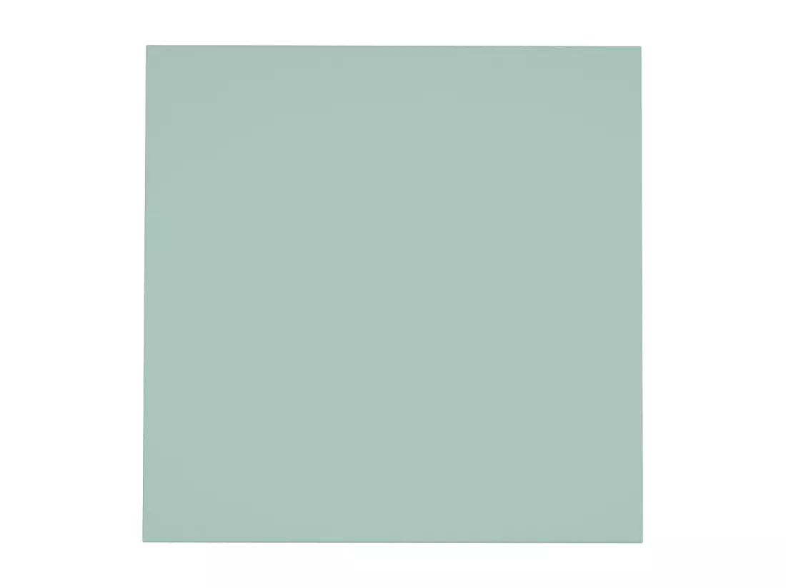 Table de jardin carrée L.120 cm en métal - Vert amande - MIRMANDE de MYLIA