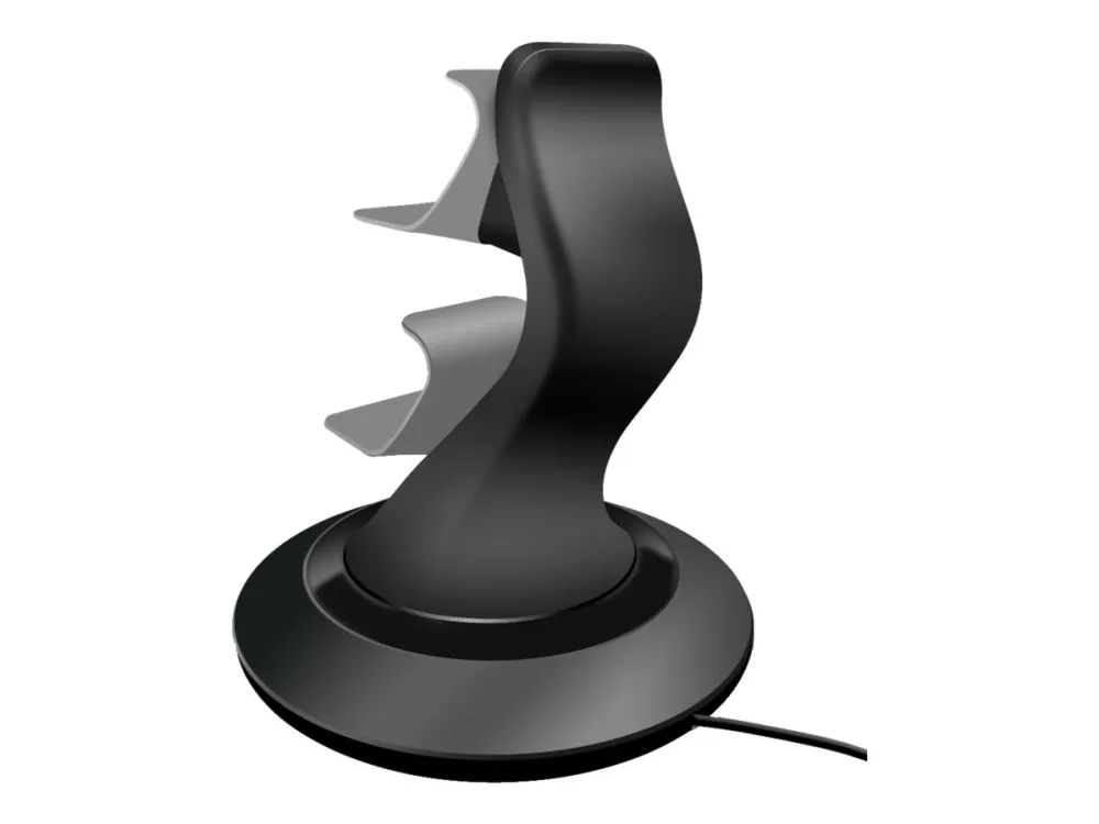 SPEEDLINK SL-4511-BK TWINDOCK - Opladningsstander   AC-strømadapter - 2 output-stikforbindelser - sort - for Sony PlayStation 4