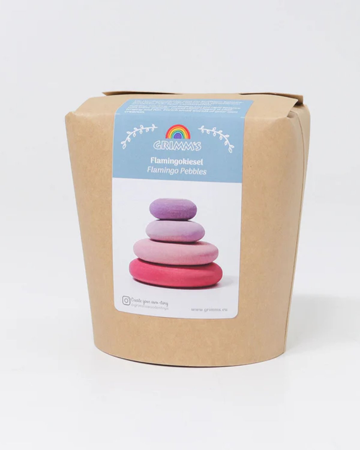 Stableleke “Småstein” – 4pk Treklosser | Fire Pebbles