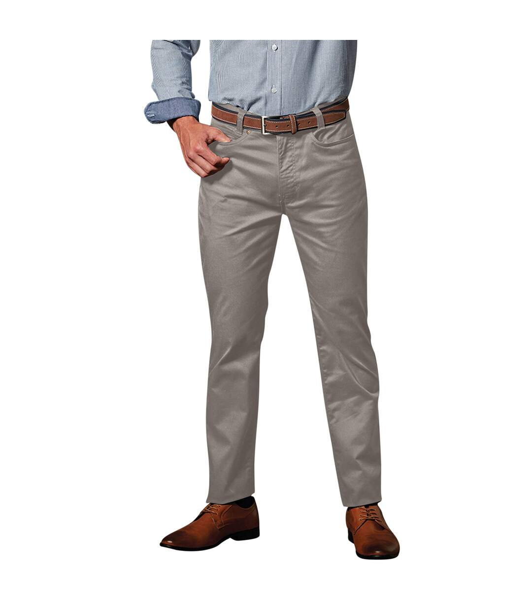 Premier - Chino - Homme (Gris acier) - UTRW6306