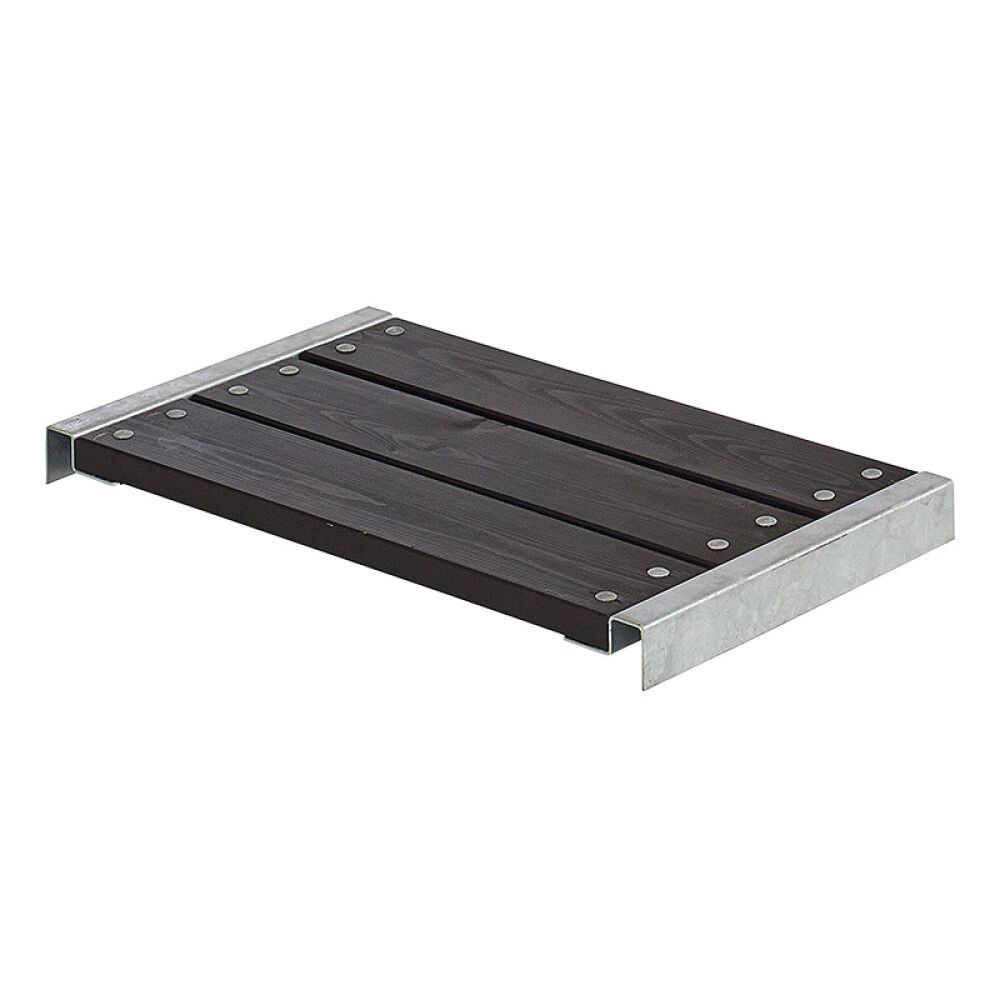 BENK PLUS CUBIC/PIPE SVART 60X36 CM