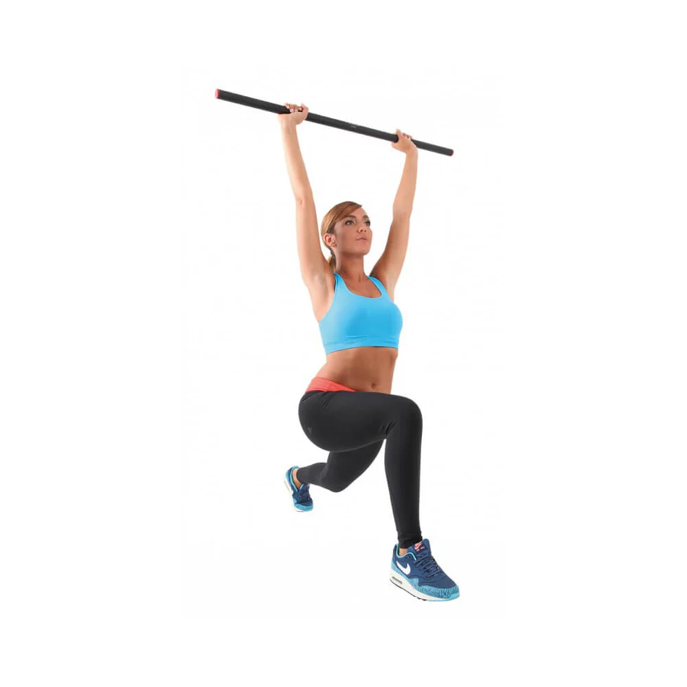 SVELTUS Barre acier lestée 1 m de 5 kg