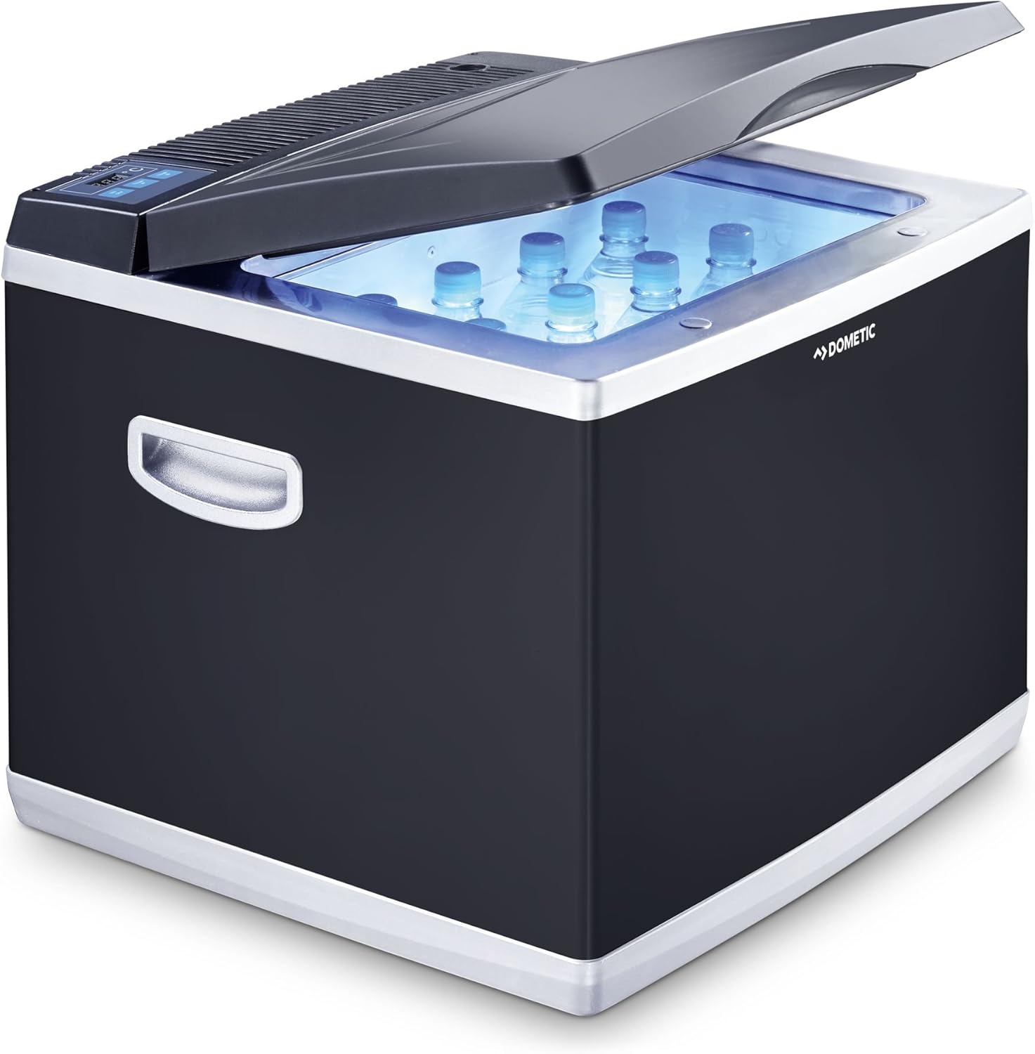 DOMETIC CK 40D Hybrid - tragbare Kompressor- thermoelektrische-Kühlbox/Gefrierbox, 40 Liter, 12 V und 230 V für Auto, Lkw und Steckdose