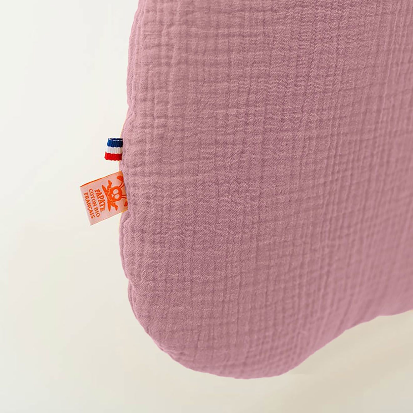 Papate Gigoteuse Hiver en Coton Bio rose - 70x90 cm
