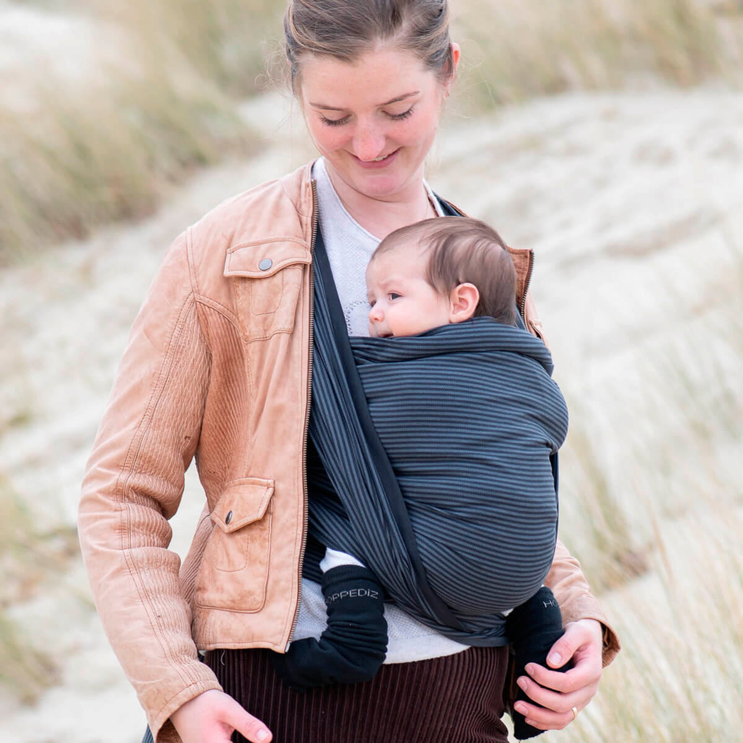 HOPPEDIZ® Babytragetuch Gewebtes Tragetuch Mailand