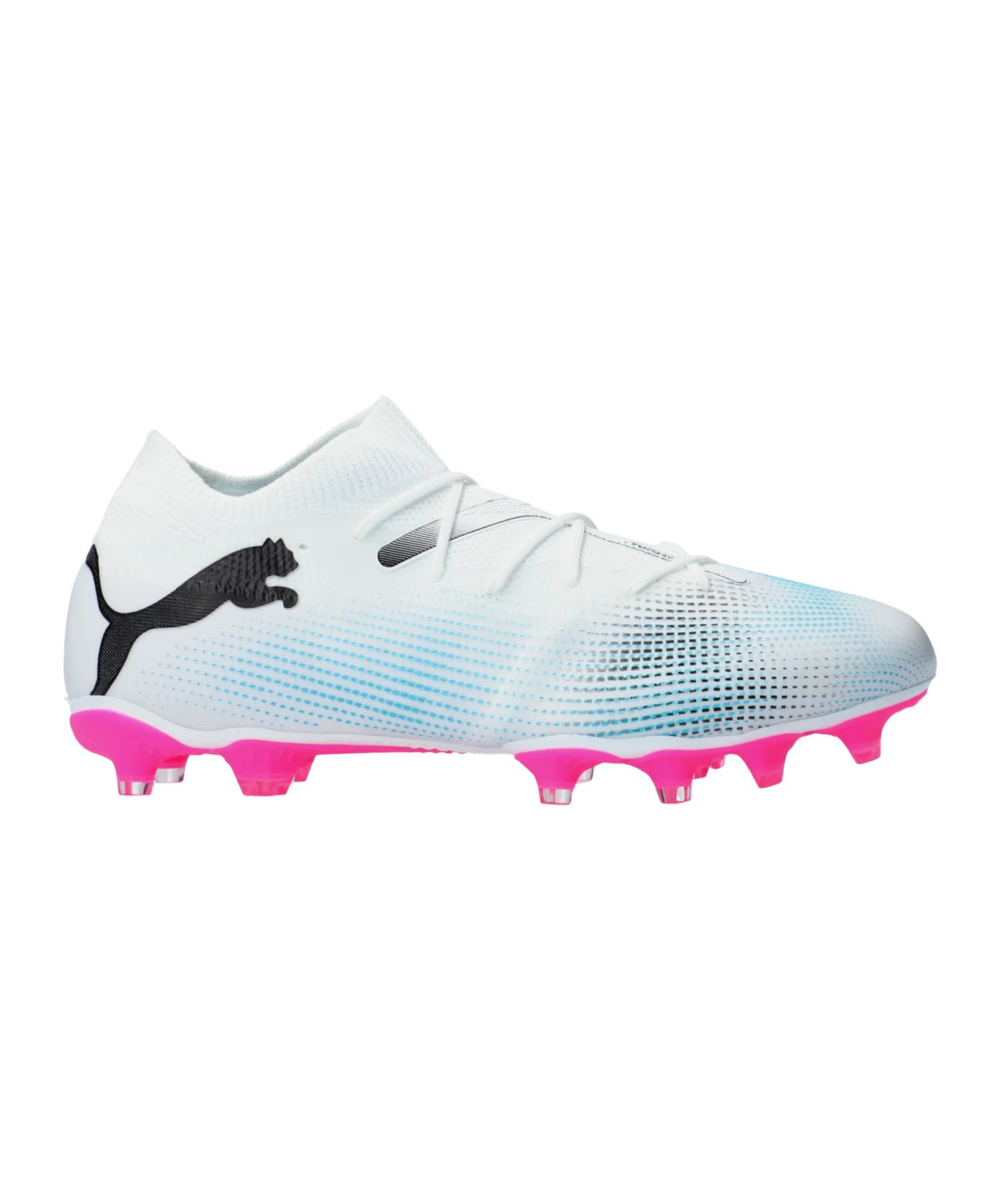 PUMA FUTURE 7 Match FG/AG Phenomenal Weiss Schwarz Pink F01