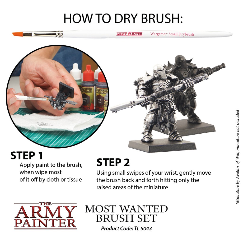 Army Painter - Most Wanted : Set de Pinceaux