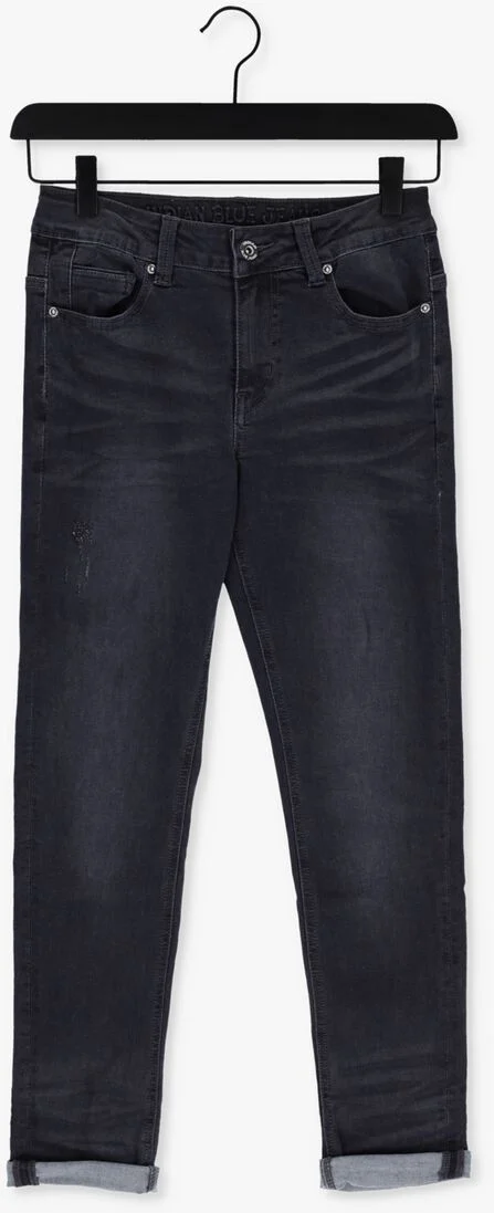 INDIAN BLUE JEANS zwarte indian blue jeans slim fit jeans black jay tapered fit