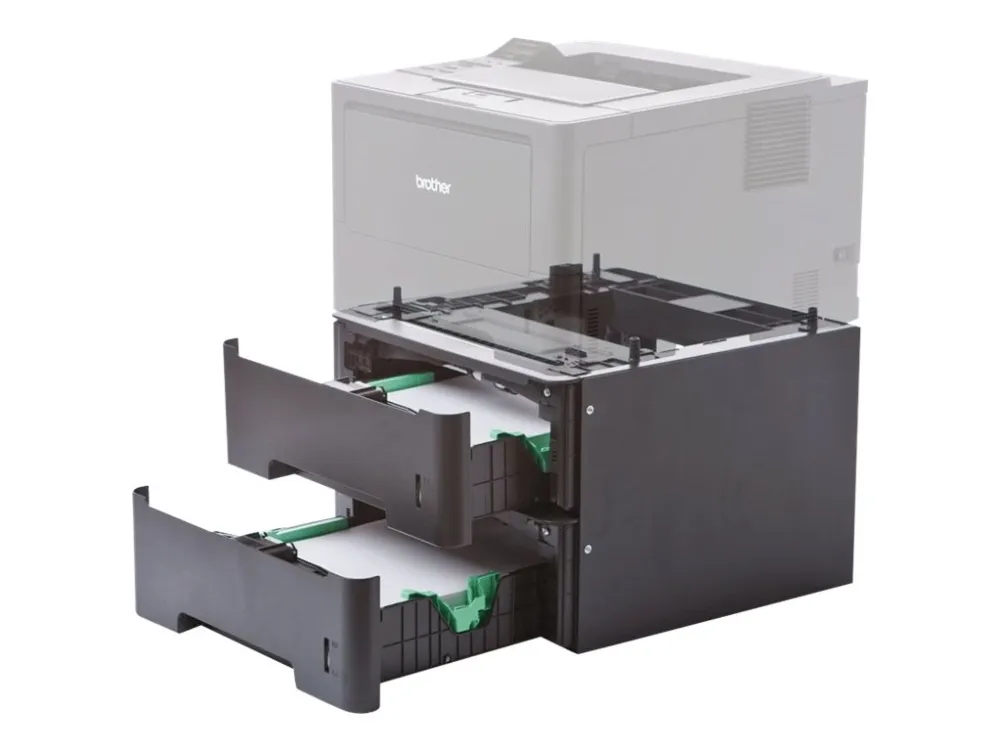 [OUTLET] - Brother ZLT-2 - Medieskuffe og -bakke - 1000 ark i 2 bakke(r) - for Brother HL-5450DN, HL-5470DW, HL-6180DW