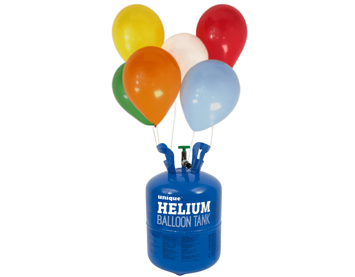 Helium Tank met 100 Ballonnen en Lint