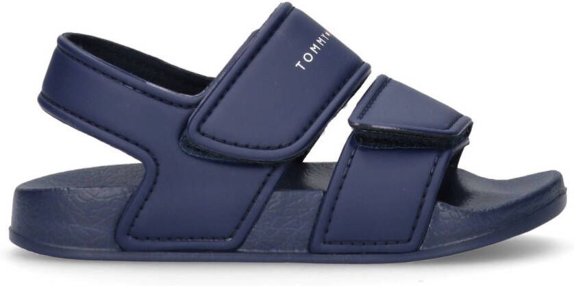 TOMMY HILFIGER Open schoenen navy cranberry wit