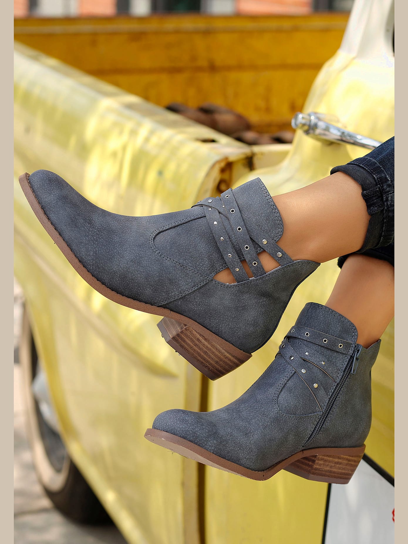 Bottines cowboy confortables