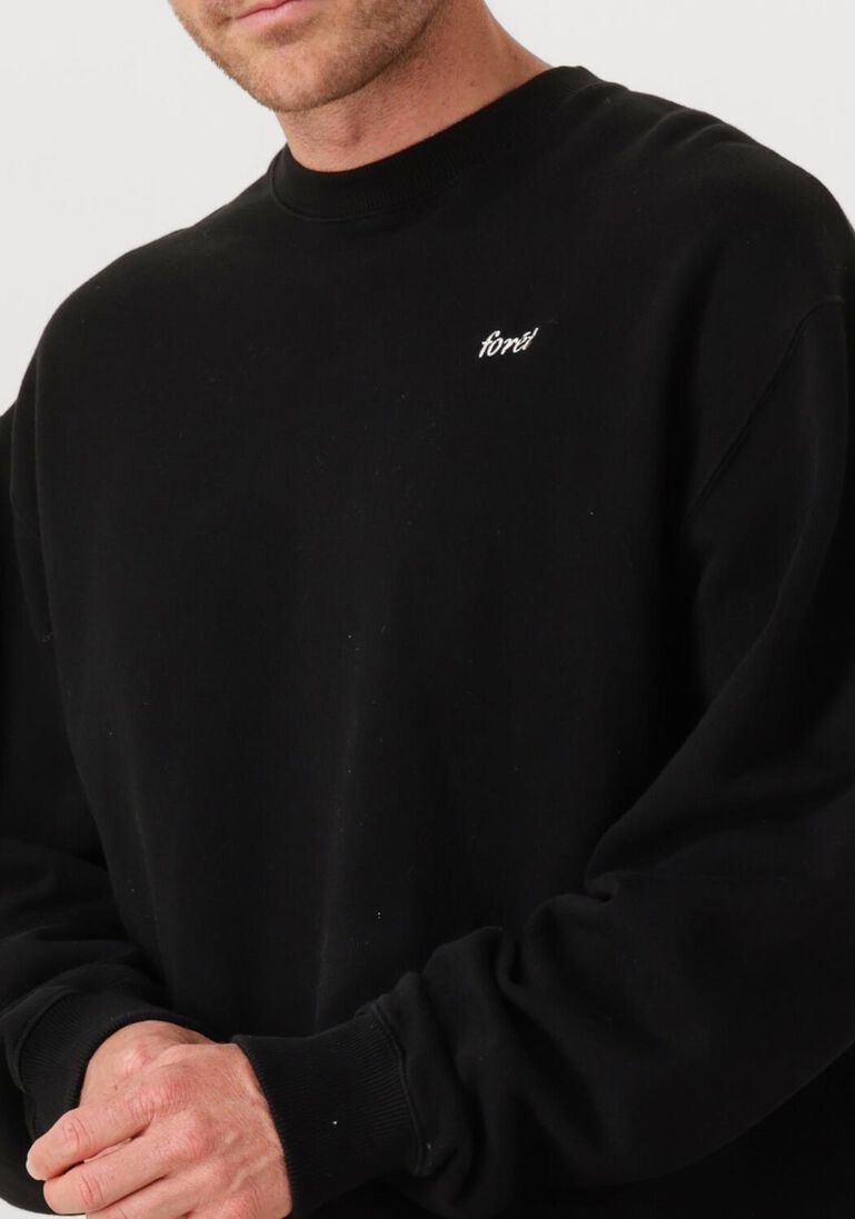 zwarte forét sweater fin sweatshirt
