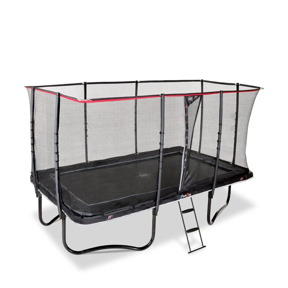 EXIT - PeakPro Trampolin 244x427 cm - Sort