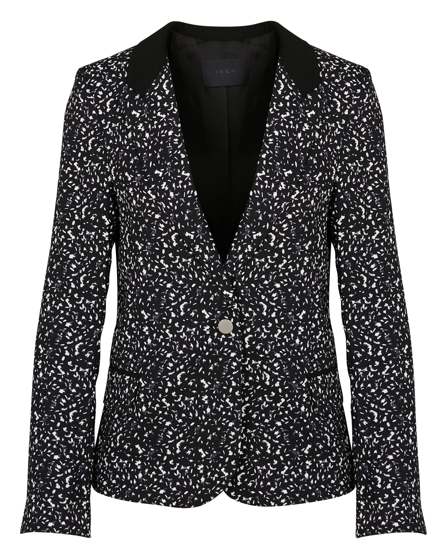 Veste tailleur droite | Noir