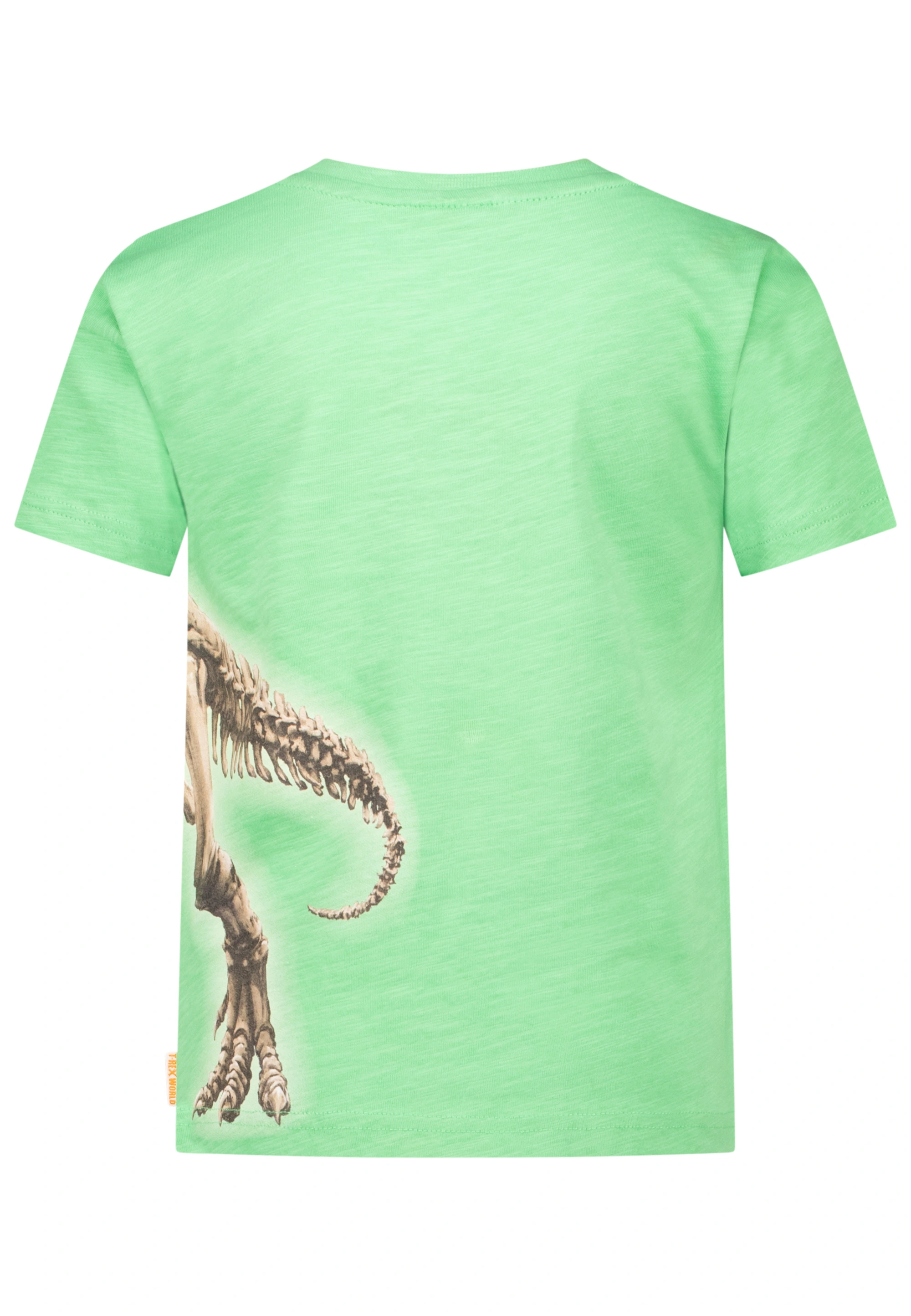 T-Shirt GLOWING T-REX  in grass green