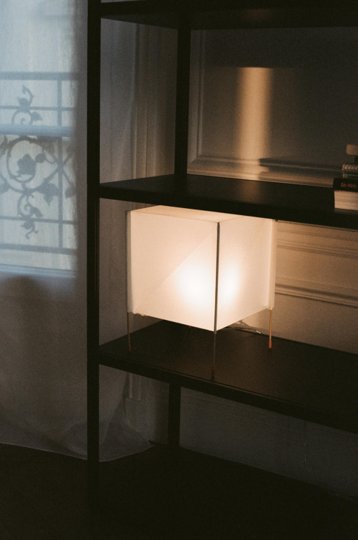 Hay Paper Cube tafellamp white
