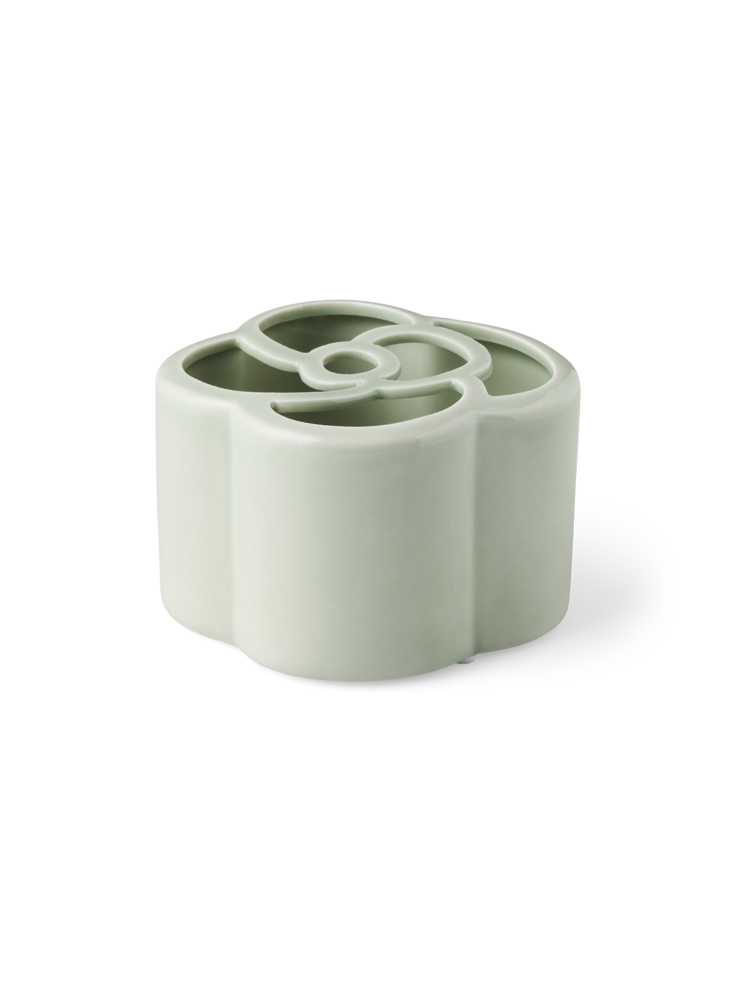 Vase | Porcelæn. 11,3 x 11,2 x 7 cm. | Dusty Green