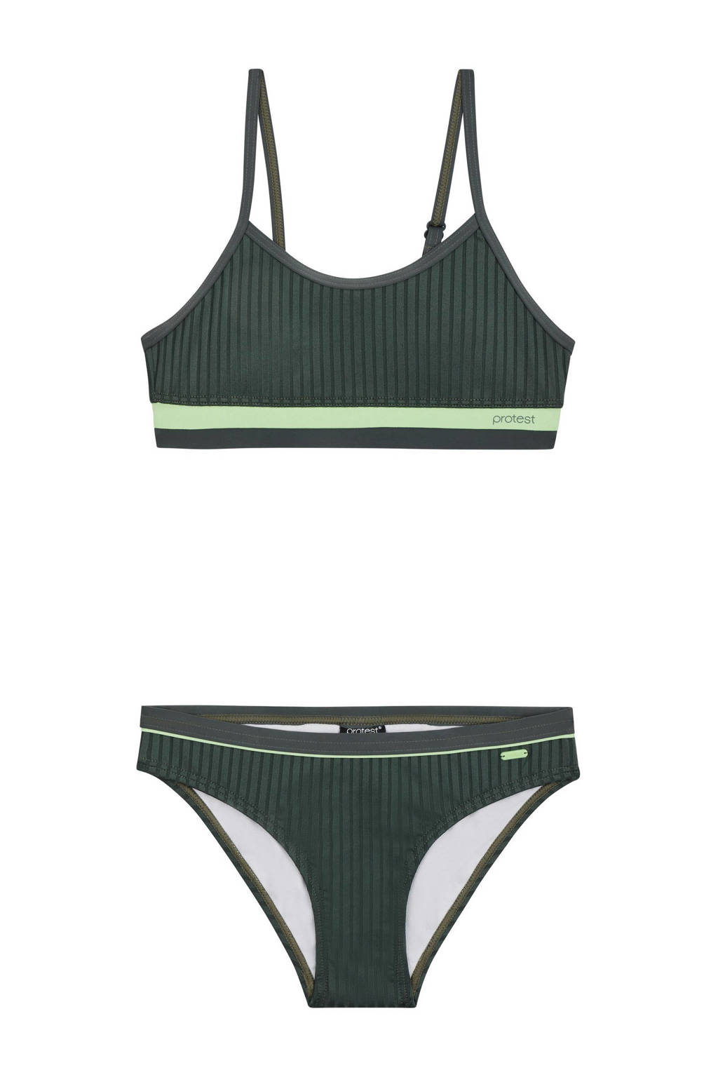 crop bikini PRTROSY JR kakigroen