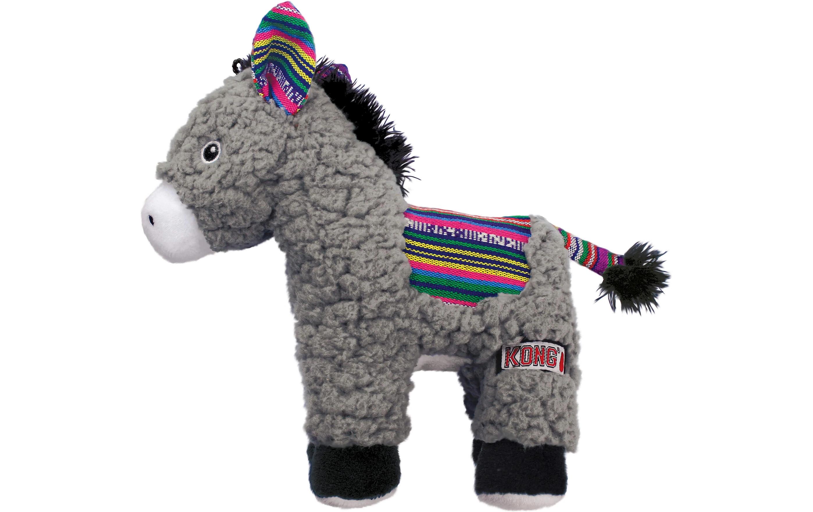 Hunde-Spielzeug Sherps Donkey 20 x 7 x 17 cm, GrauUltraweiches Plüsch Spielzeug für Hunde