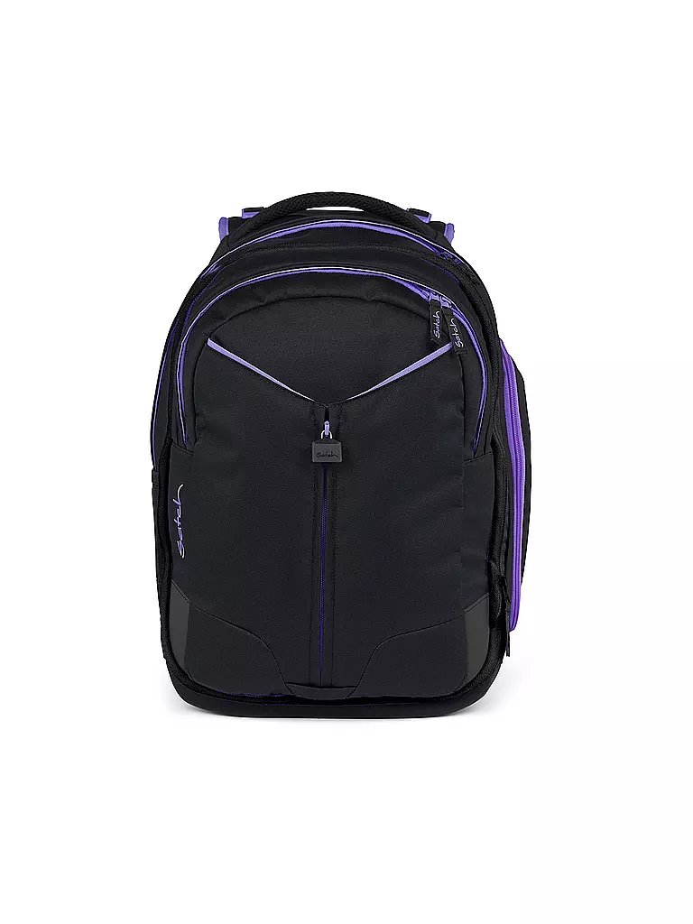 SATCH Schulrucksack Match Purple Phantom schwarz