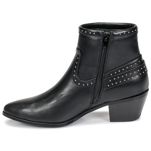 Only - TOBIO-7 PU STUD BOOT - Noir
