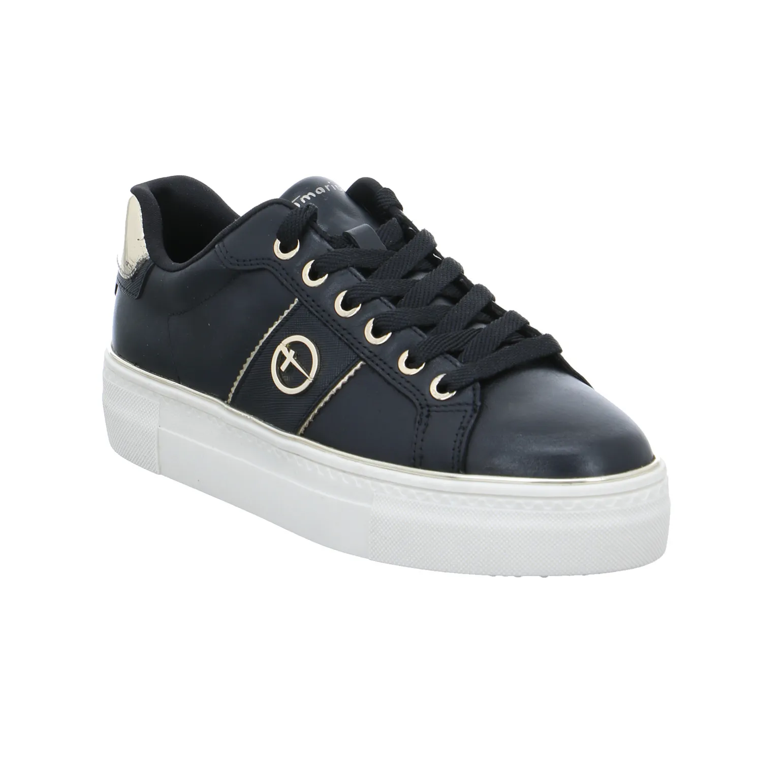TAMARIS Sneaker Schwarz Leder