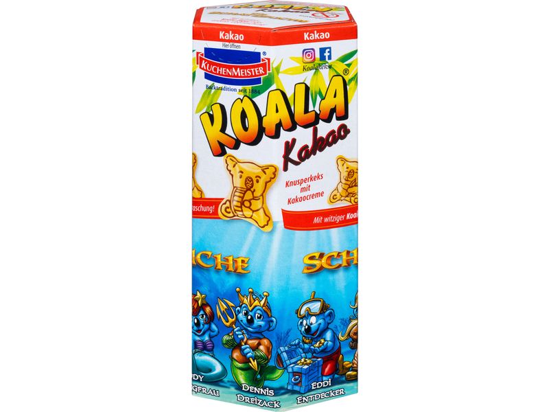 Kuchenmeister Guetzli Koala Kakao Kekse 3 x 75 g Leckere kleine Kekse in Form eines Bären