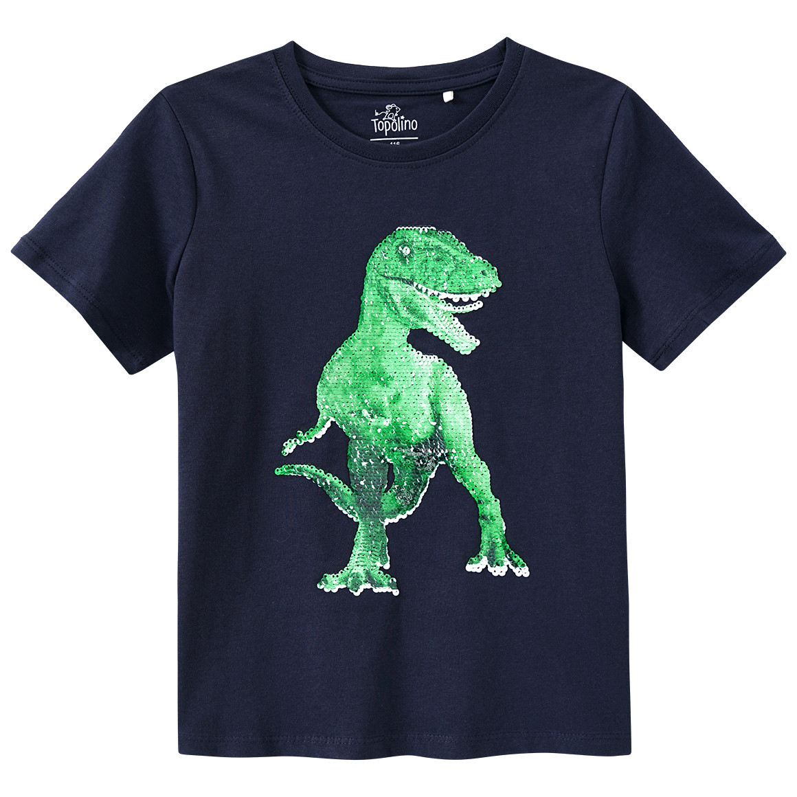 Topolino Jungen T-Shirt mit Wendepailletten dunkelblau