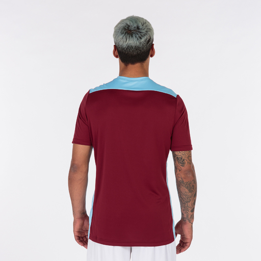 Camisa de manga curta Vi Bordeaux Celeste Joma Championship