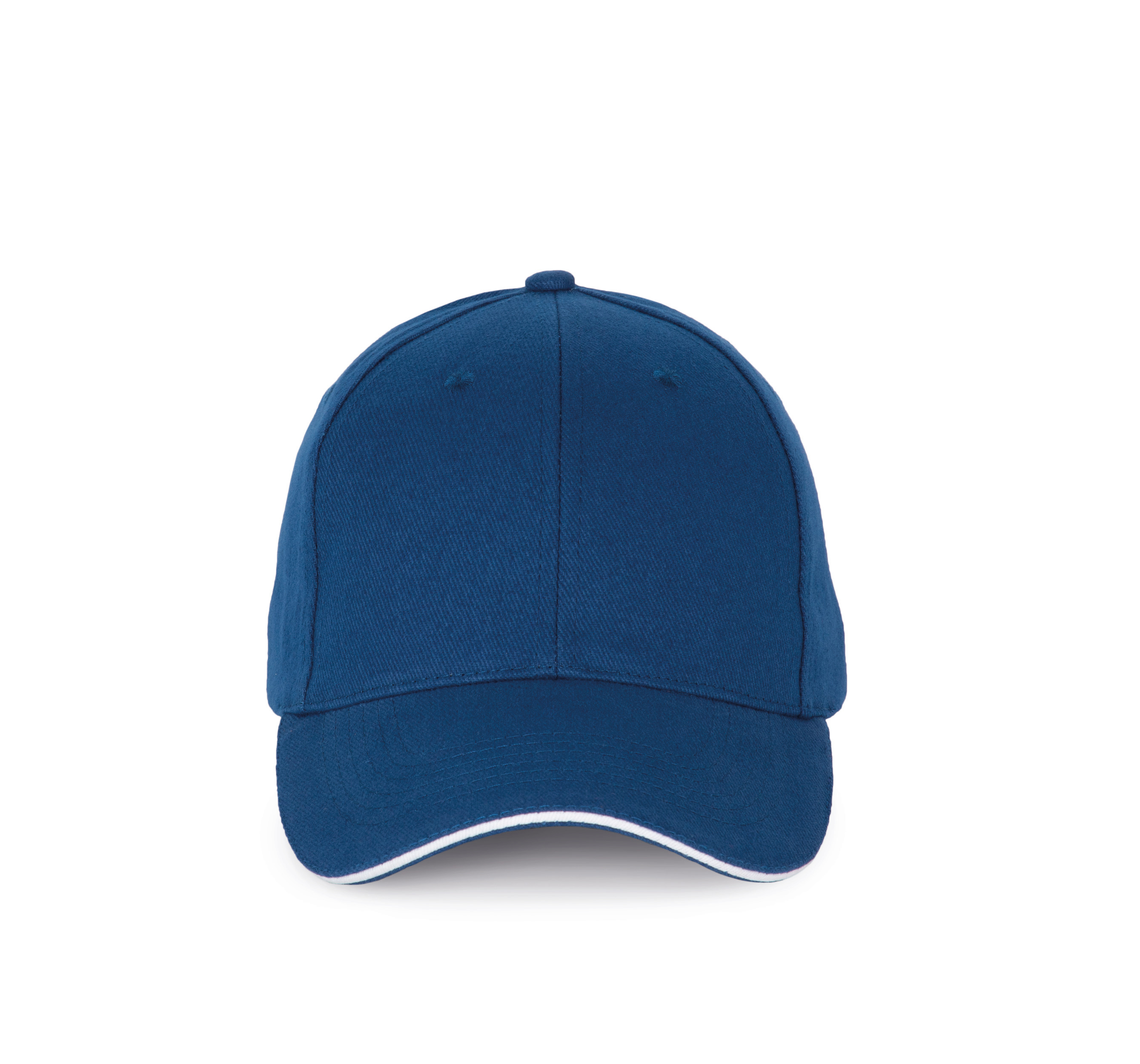 K-up KP185 - Casquette avec visière sandwich contrastée - 6 panneaux