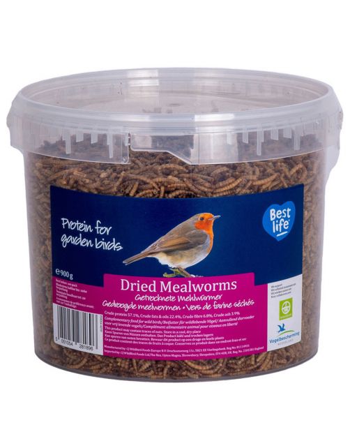 Wildbird Meelwormen In Emmer - Buitenvogelvoer - 5 l