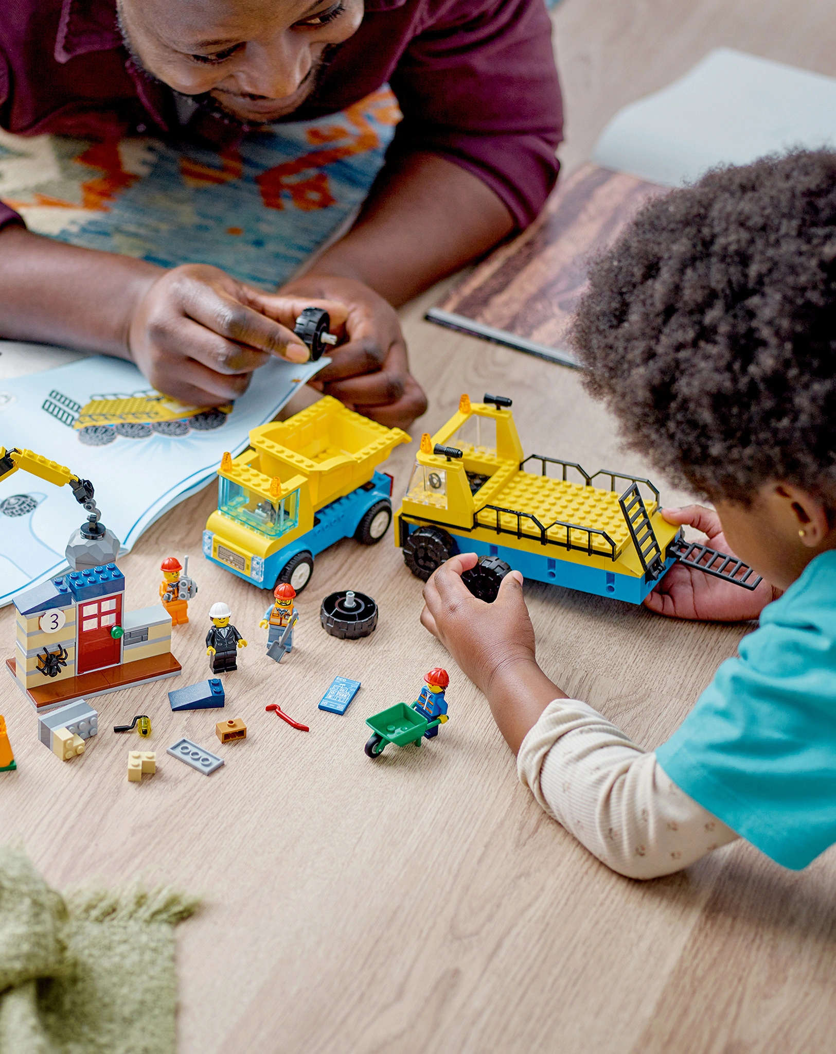 LEGO® City 60391 Baufahrzeuge und Kran mit Abrissbirne