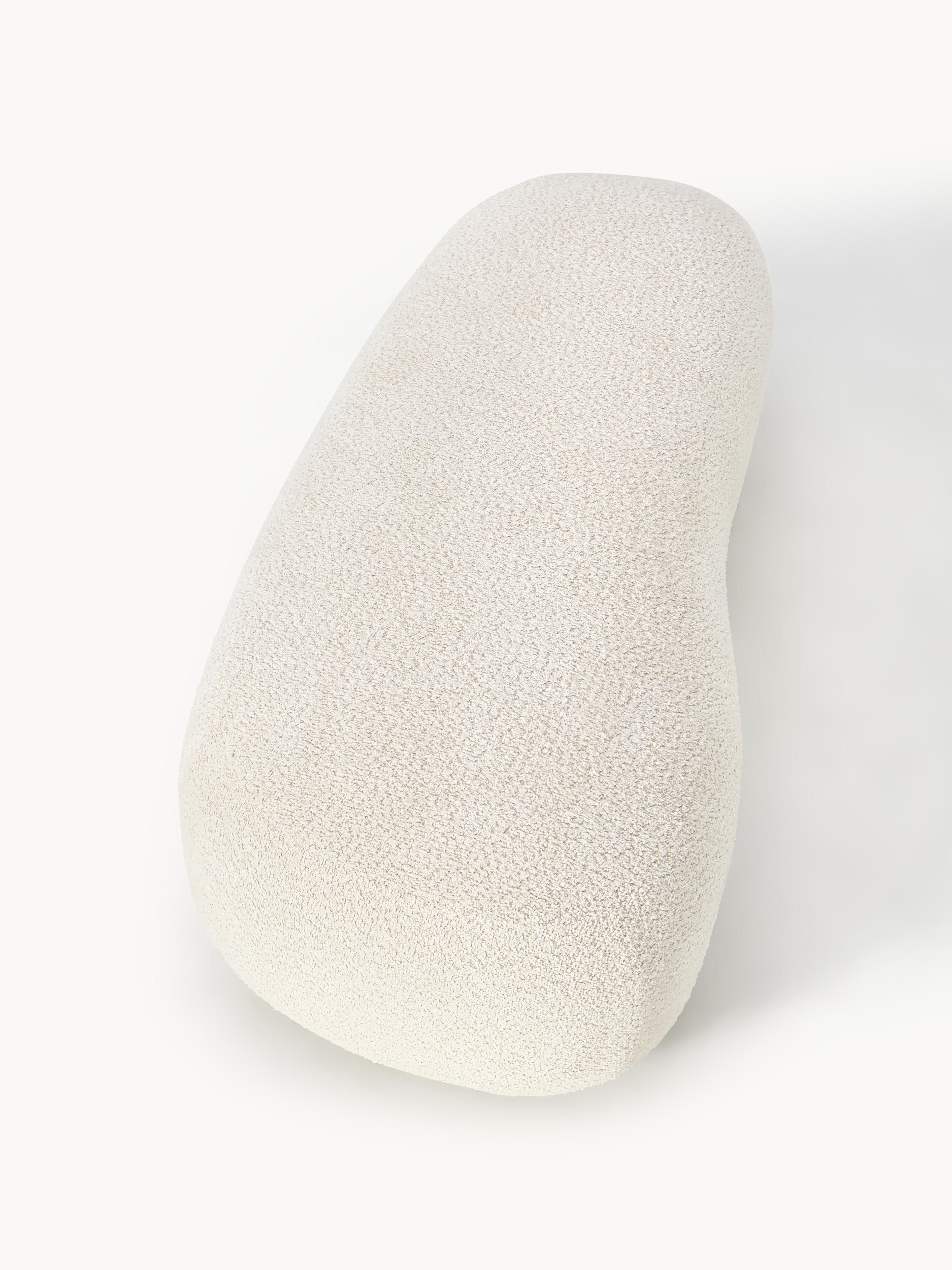 XL poef Alba van teddy bouclé