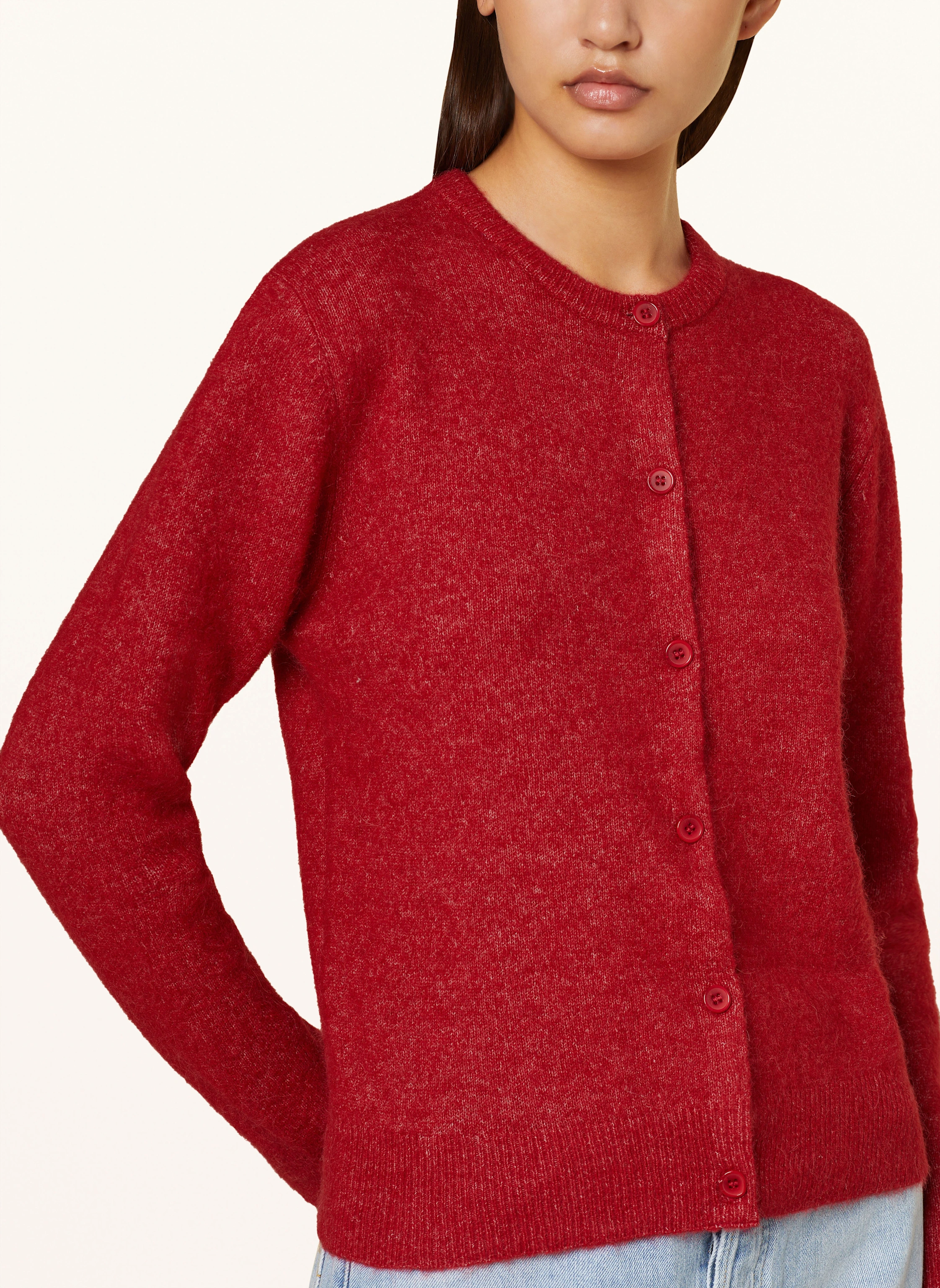 SAMSØE  SAMSØE Strickjacke NOR mit Alpaka