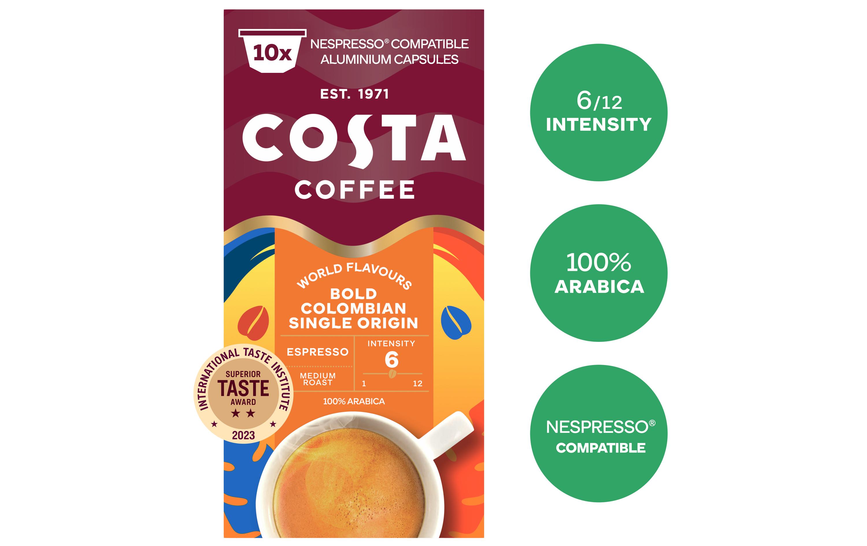 Kaffeekapseln Colombian Espresso 100 StückKaffeekapseln für Espresso und Café au lait