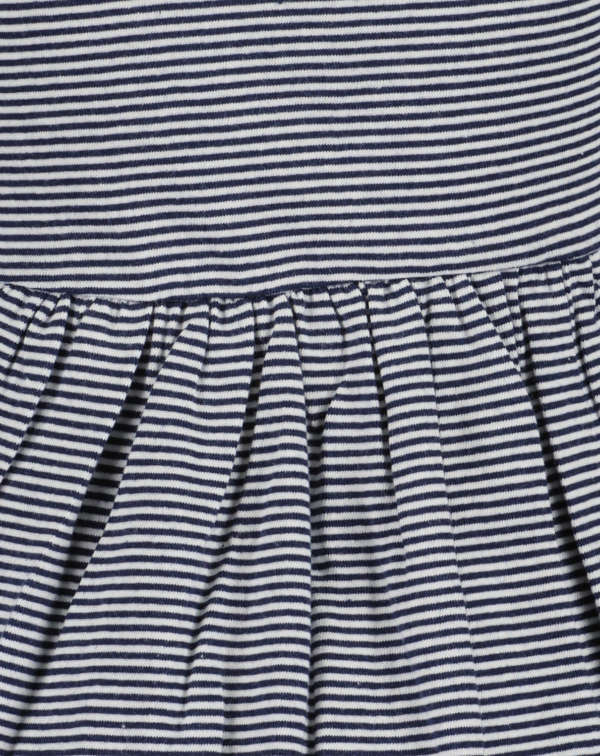 Shirtkleid HORSES in blau/weiß gestreift