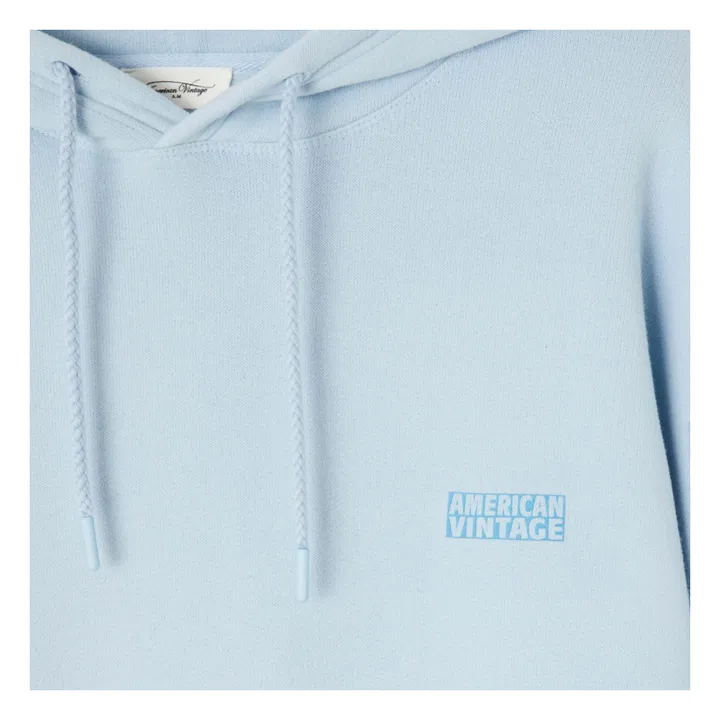 American Vintage Hoodie Izubird | Bleu Clair
