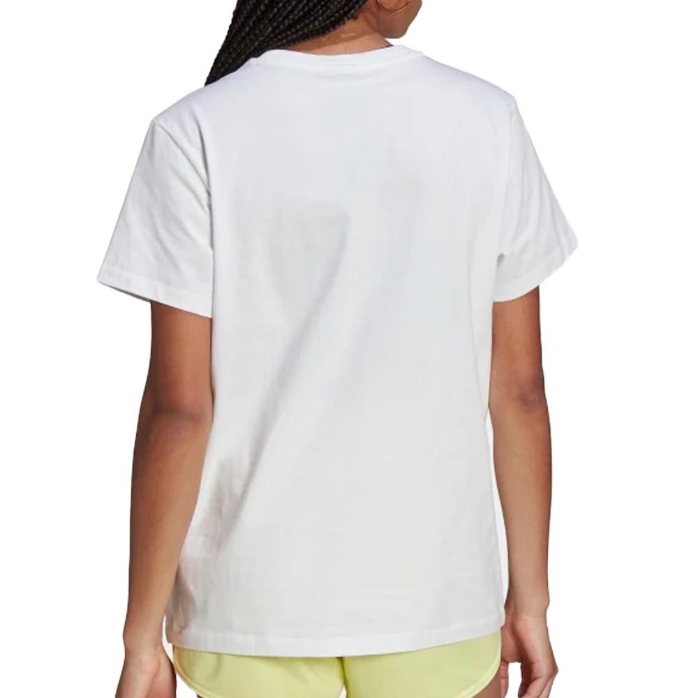 Adidas T-shirt Blanc Femme Adidas Collegiate