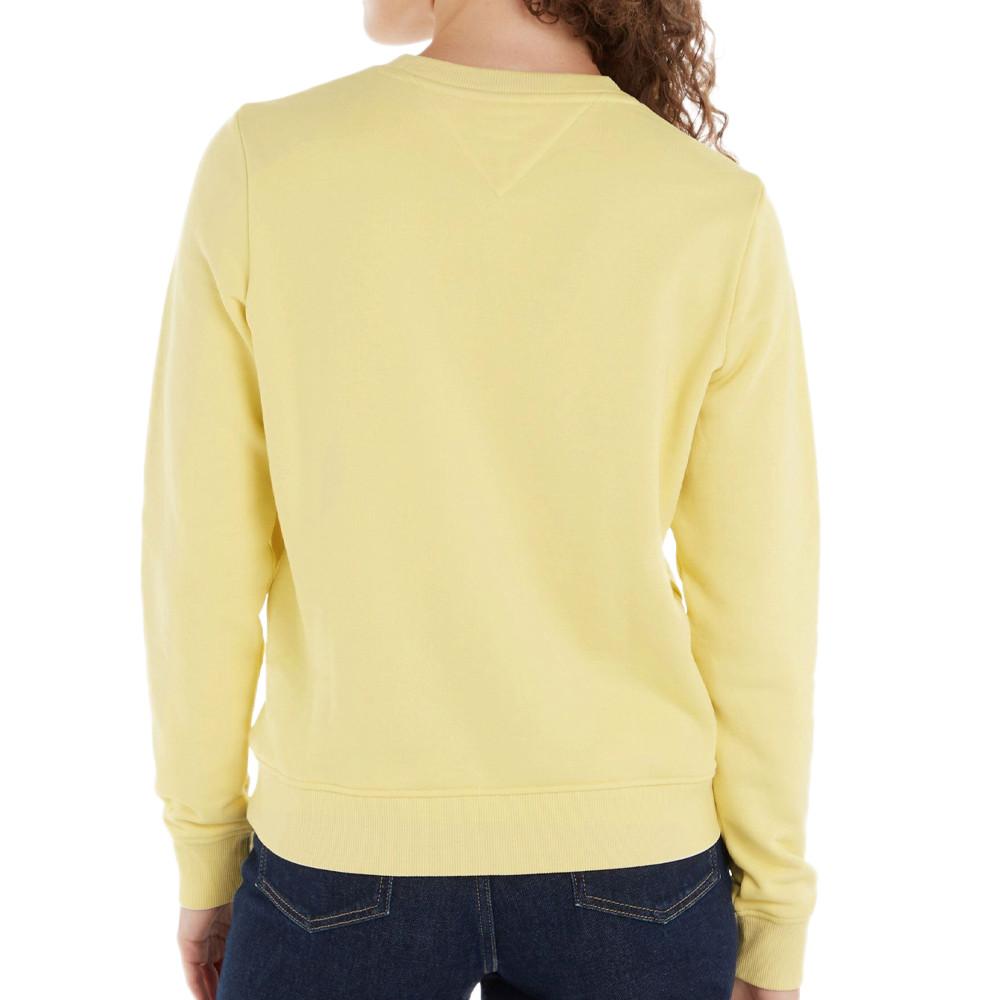 Tommy Hilfiger Sweat Jaune Femme Tommy Hilfiger Tjw Reg Color Serif