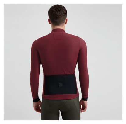 Maillot cycliste manches longues - Homme - Rouge - Rogelli Signature